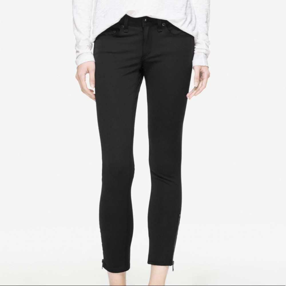 Rag & Bone Zipper Capri-In Jeans, Shoreditch